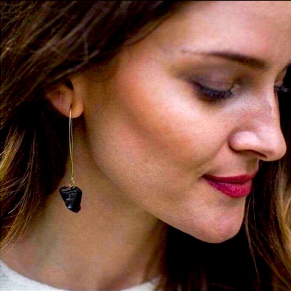 Sseko Smokey Topaz Drop Dangle Earrings